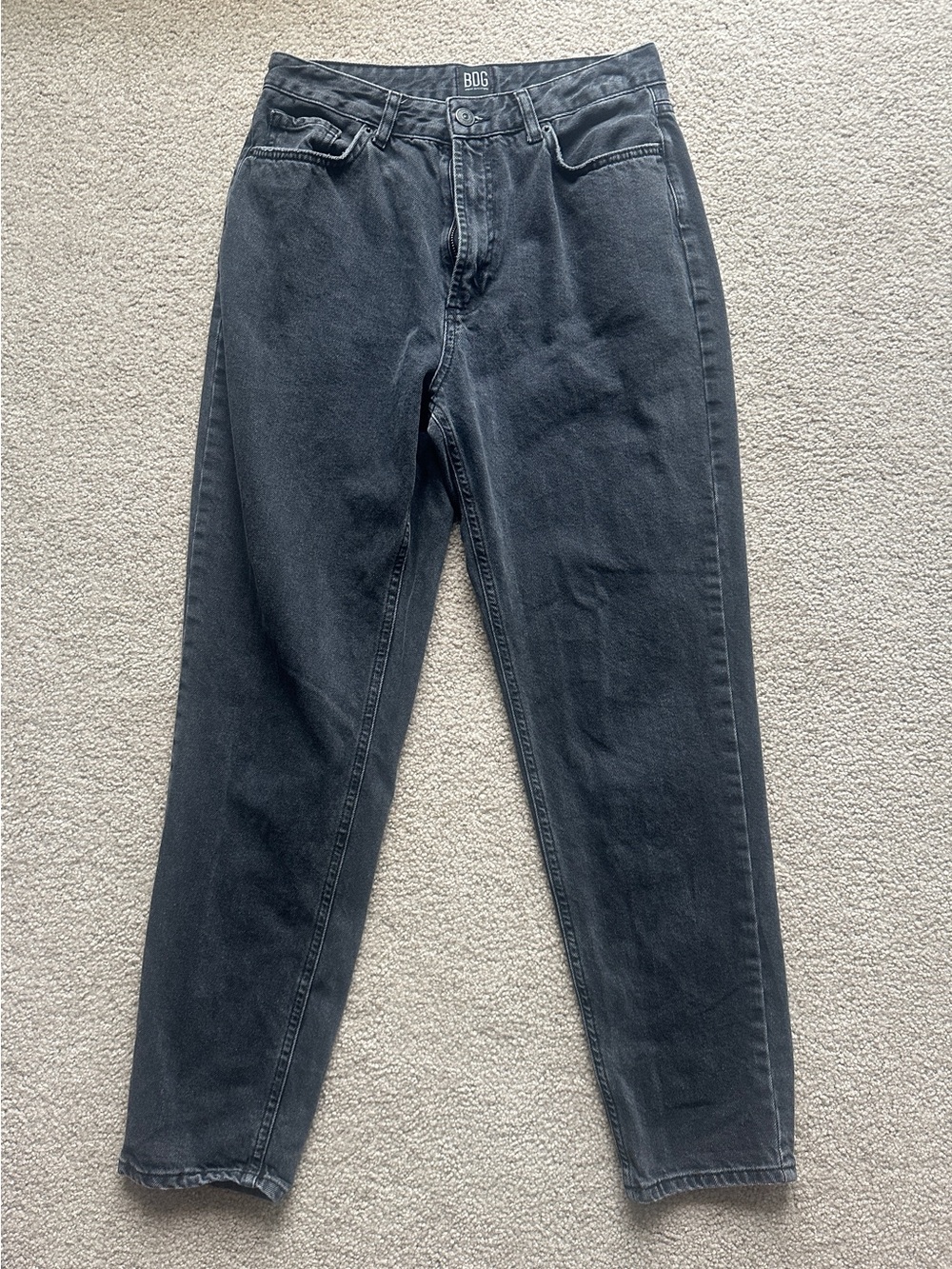 BDG Charcoal Black Mom Jeans